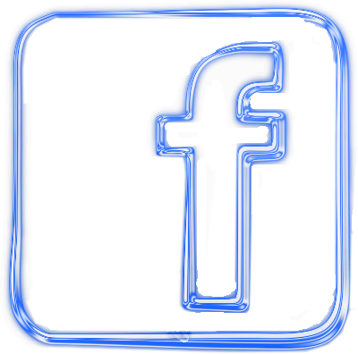 Neon Facebook Logo - Logo Facebook Neon Png (400x396), Png Download