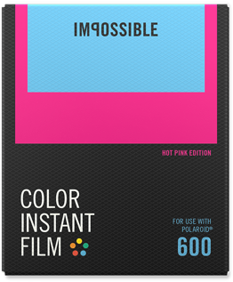 Coloured Film For Polaroid 600 Type Cameras - 600 Film Impossible Project (480x480), Png Download
