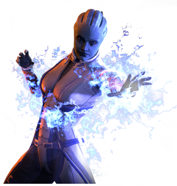 Asari - Mass Effect 2 Lair Of The Shadow Broker Game, Steam, (619x650), Png Download