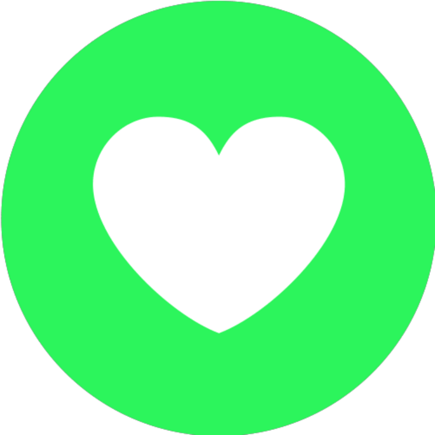 Heart Like Instagram Facebook Snapchat Ilikeit Ilikethi - Circle (1024x1024), Png Download