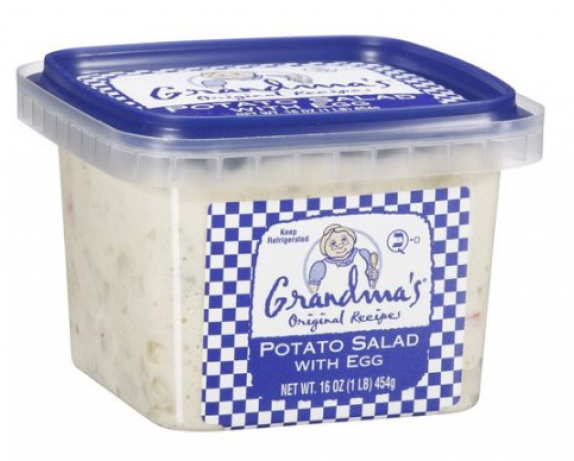 Grandma's Potato Salad - Grandmas Potato Salad, With Egg - 16 Oz (736x460), Png Download
