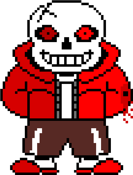 Rage And Determination Soul Hardtale Sans - Hardtale Sans (560x720), Png Download