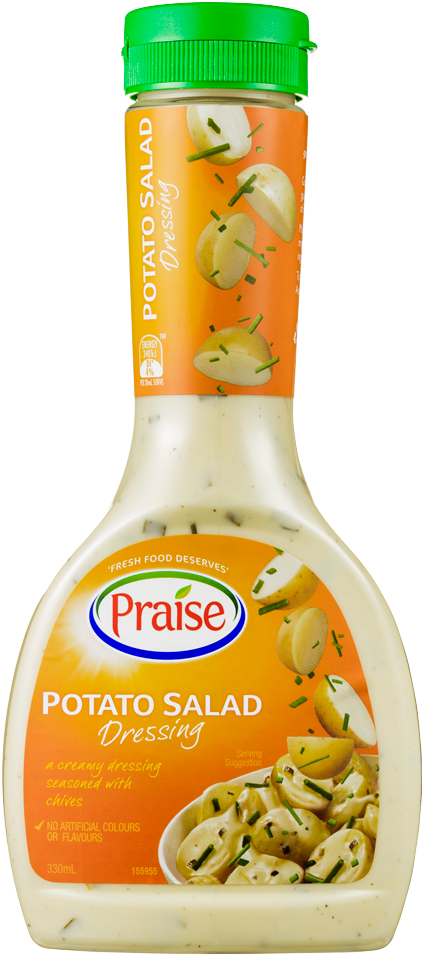 Roast Kipfler And Caramelised Onion Salad - Praise Potato Salad Dressing 330ml (1000x1000), Png Download