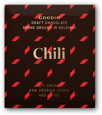 Goodio - Raw Chocolate (555x600), Png Download