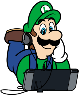 Super Smash Bros Switch Luigi (379x379), Png Download