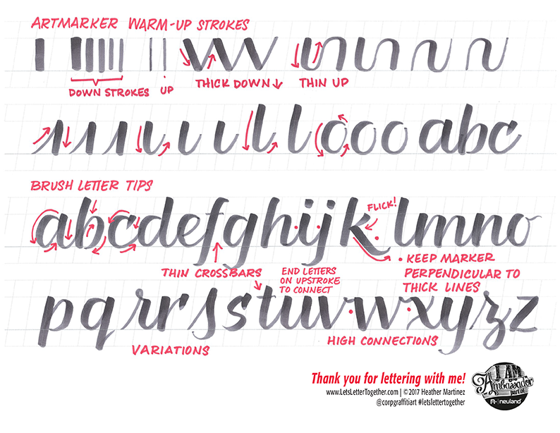 Brush Lettering Strokes (1090x613), Png Download