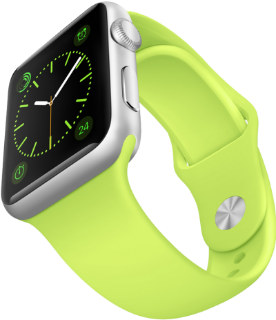 Apple Watch Design Gallery - Apple Watch Green Png (400x483), Png Download