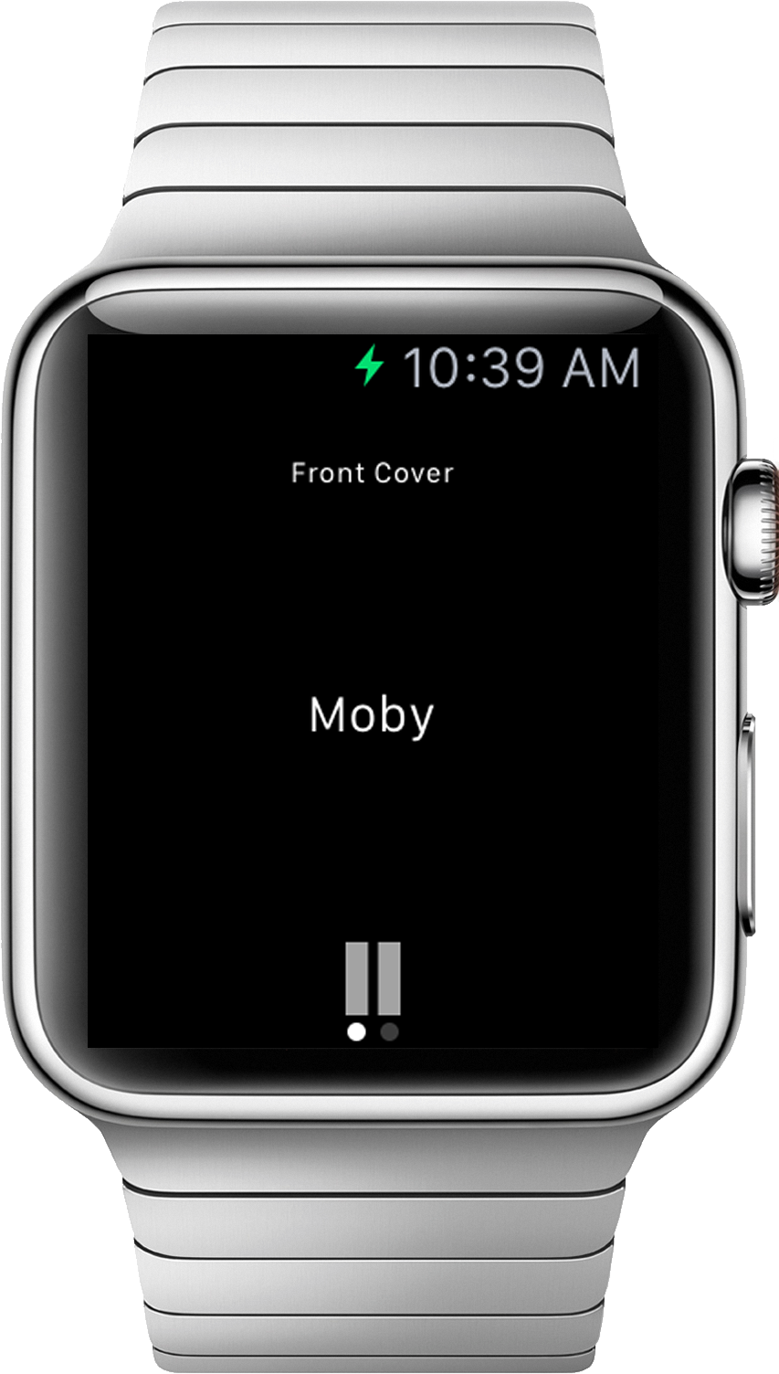 Space Gray Apple Watch With Pink Band (390x684), Png Download