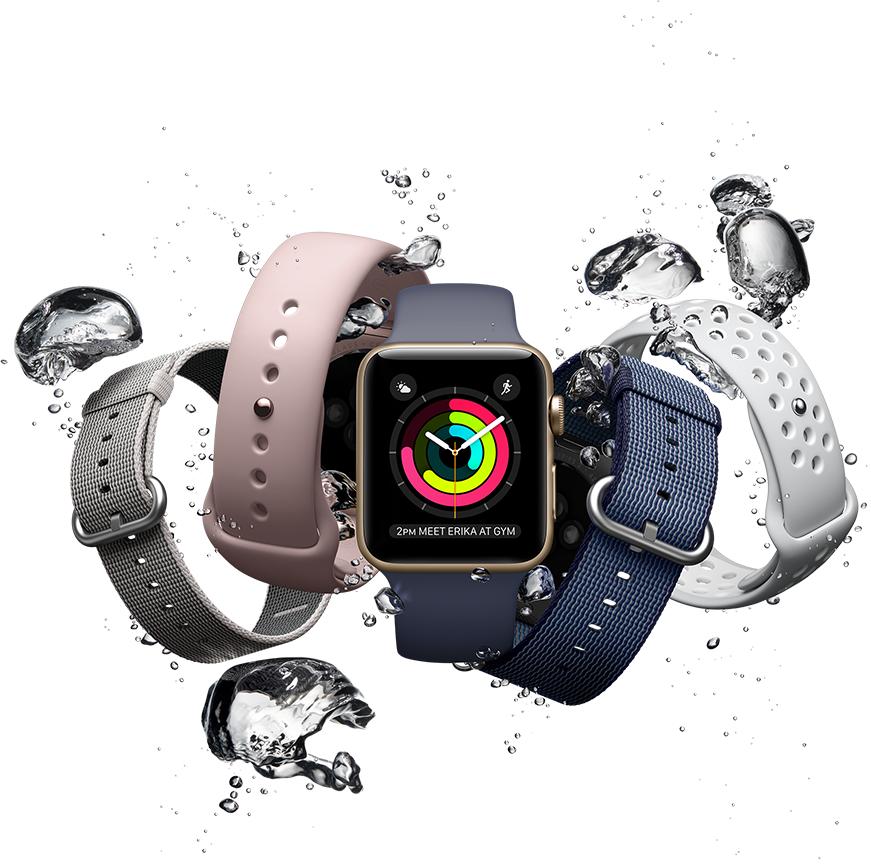 Apple Watch Series 2 Logo Apple Watches - Soft Silicone Watch Band For Apple Iwatch Sports/editions (871x865), Png Download