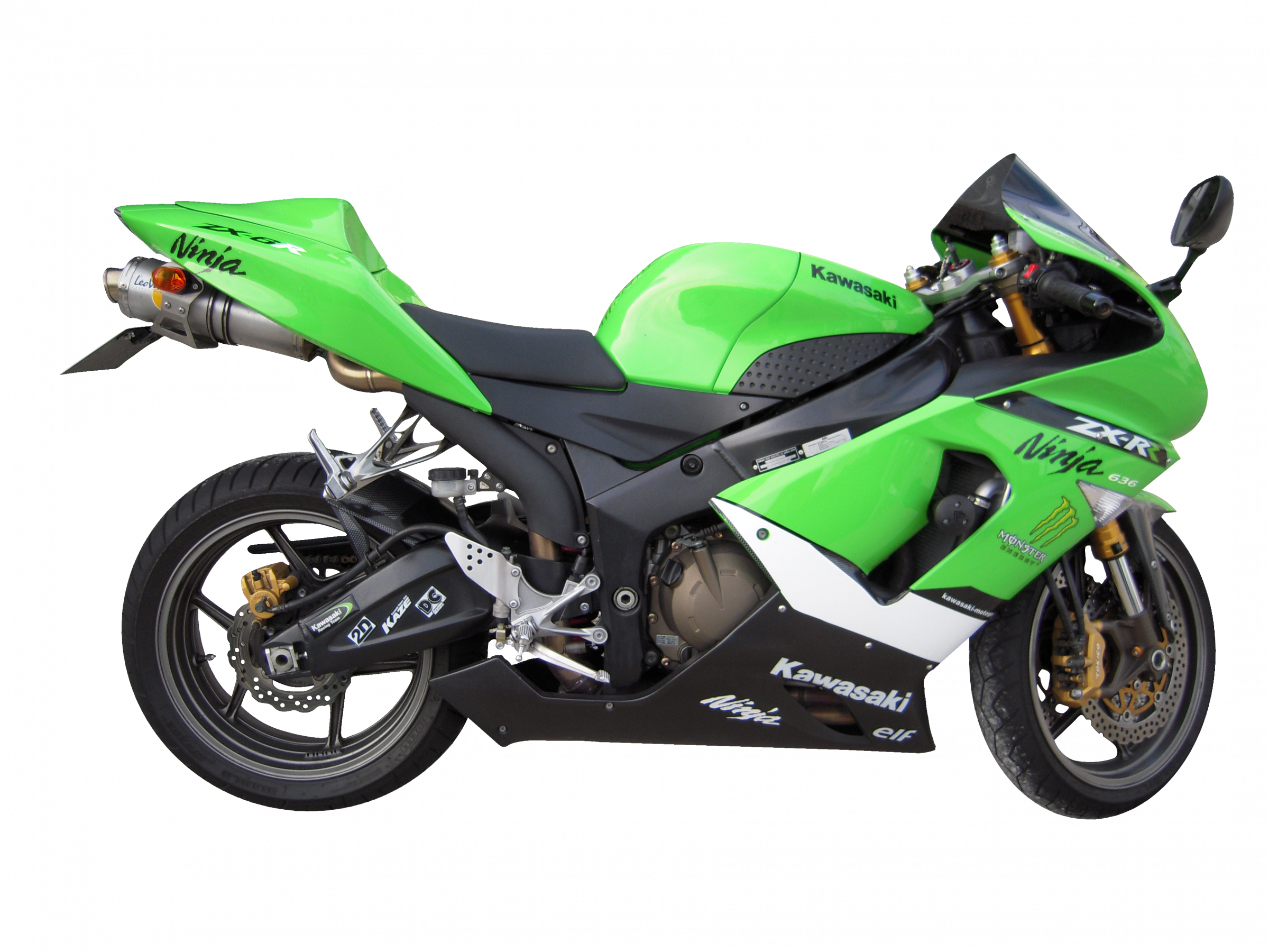 Moto Png Image, Motorcycle Png - Kawasaki Ninja Zx 6r 2006 (2400x1800), Png Download
