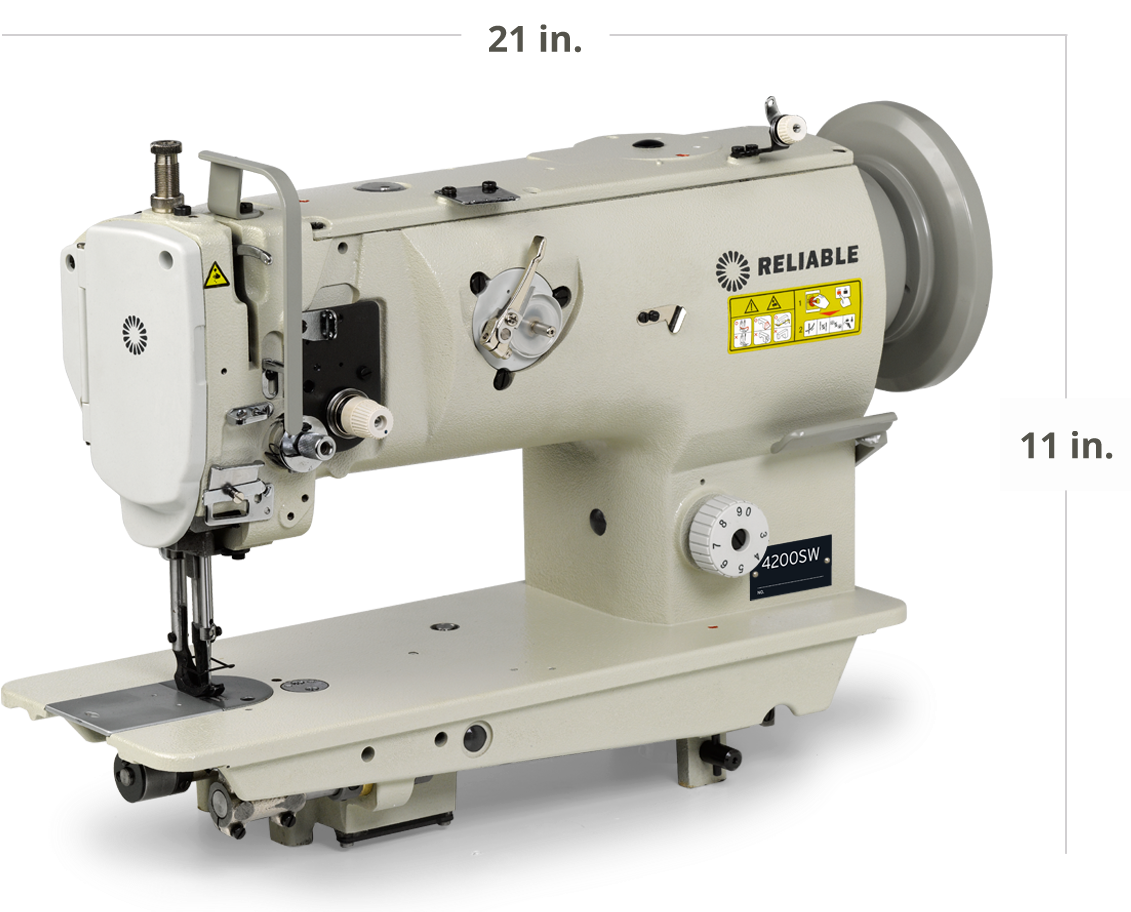 Features - Reliable 4200sw Sewing Machine (1206x1164), Png Download