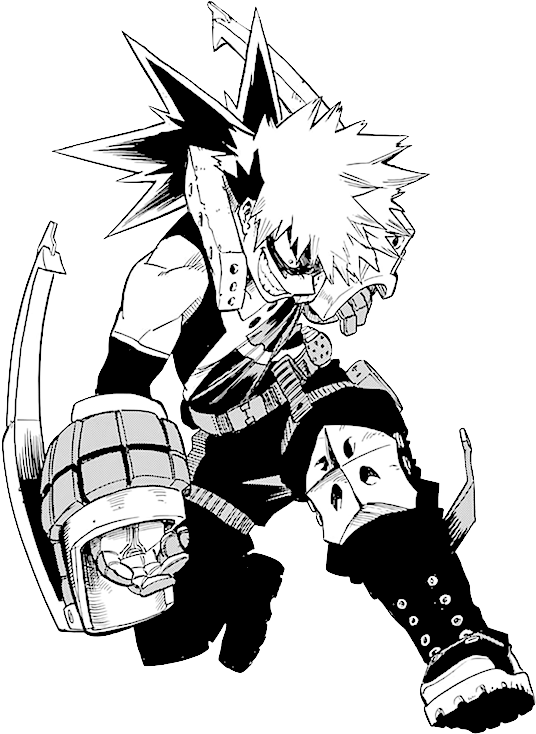 221 Images About Anime And Manga On We Heart It - My Hero Academia Bakugo Manga (649x774), Png Download