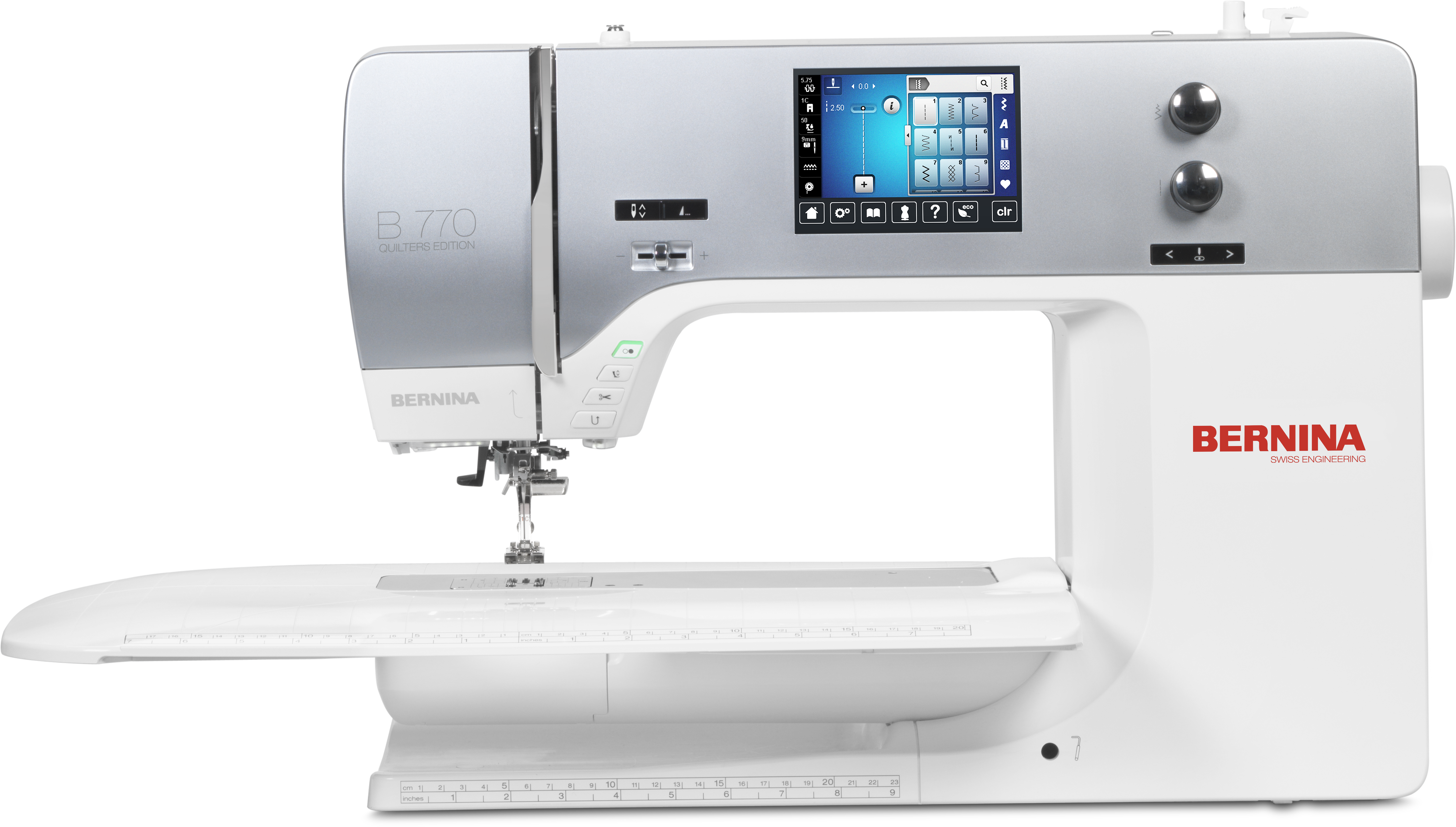 B 770 Qe - Bernina 770qe Quilters Edition Sewing Machine (4546x2581), Png Download