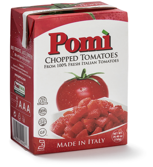 Chopped Tomatoes - Pomi - Chopped Tomatoes - 26.46 Oz. (600x600), Png Download