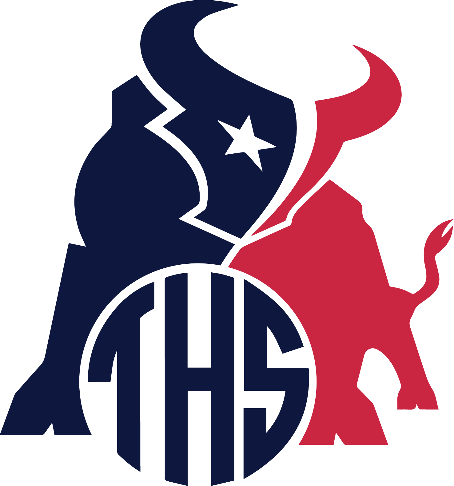 Houston Texans Toro Monogram Decal Decals Pinterest - Texans Nfl (1476x1581), Png Download