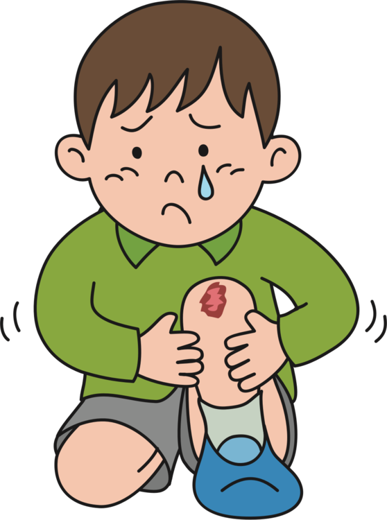 I Was Listening To The Radio Sunday Afternoon When - Scraped Knee Clip Art (558x750), Png Download