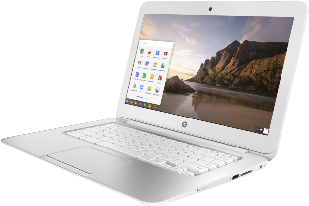 Laptop Clipart Chromebook - Hp 14 Chromebook Silver (650x650), Png Download