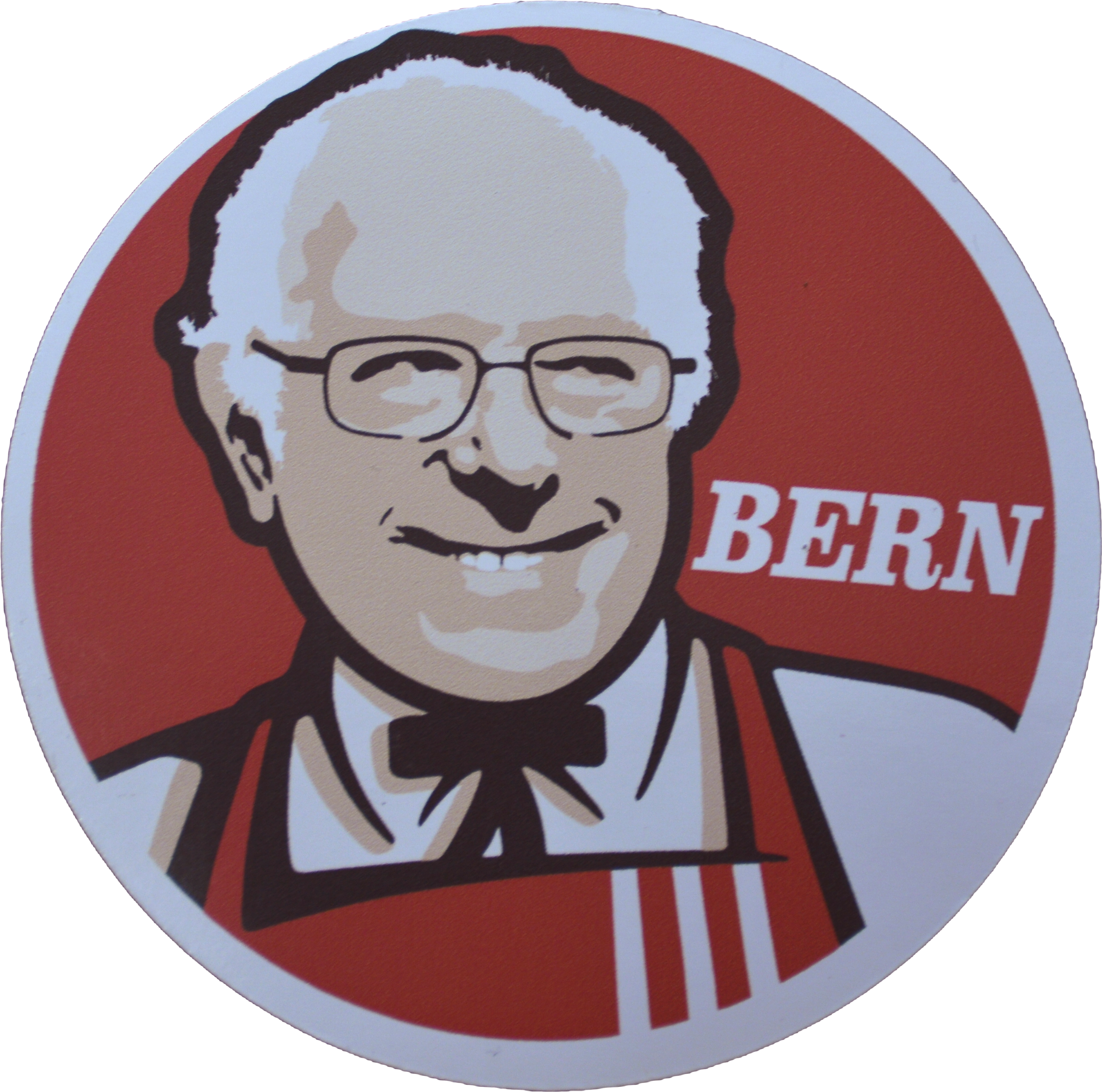 Berny Sanders Parody Sticker - Cartoon (3048x3048), Png Download