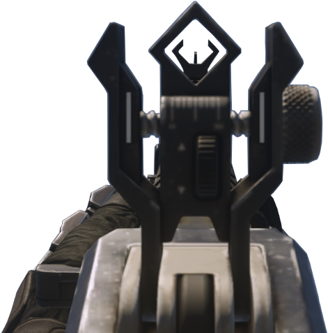 640px Hbra3 Aw 477px Hbra3 Iron Sights Aw - Hbra3 Insanity Iron Sights (477x480), Png Download