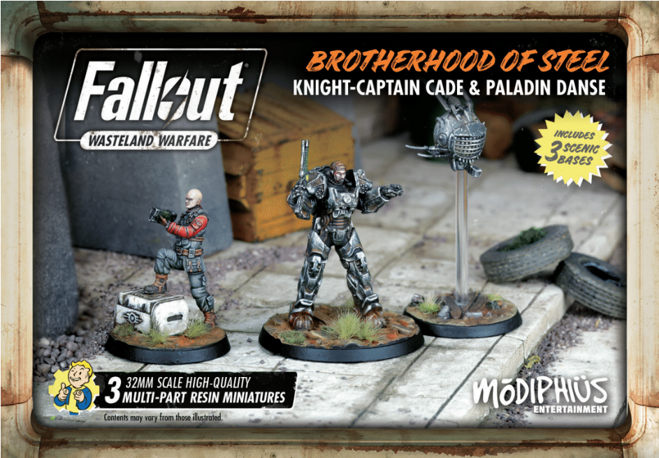 Fallout Wasteland Warfare Brotherhood Of Steel Knight - Fallout Wasteland Warfare Brotherhood Of Steel (942x942), Png Download