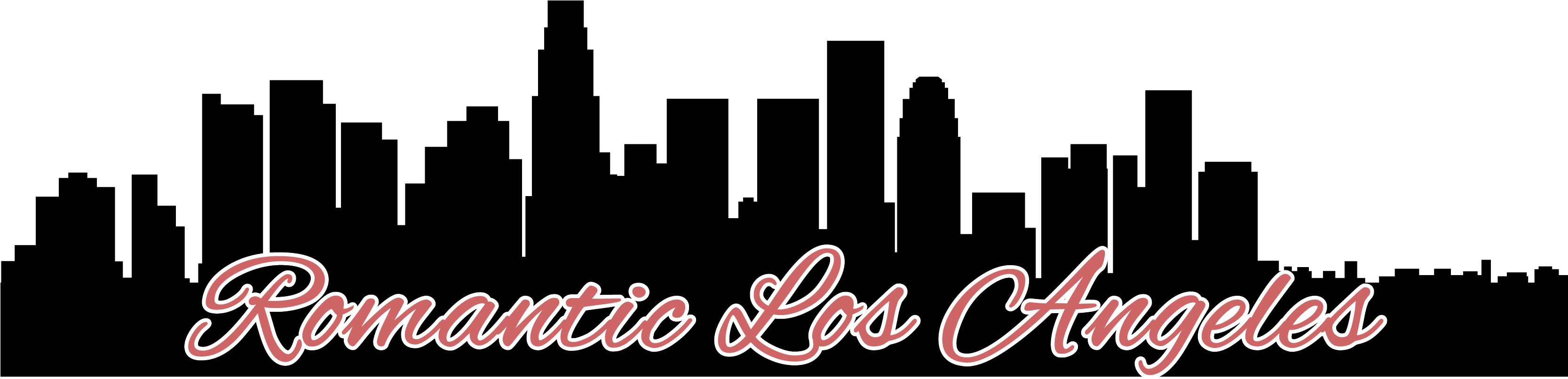 Los Angeles Skyline Silouette 2018 (1024x256), Png Download