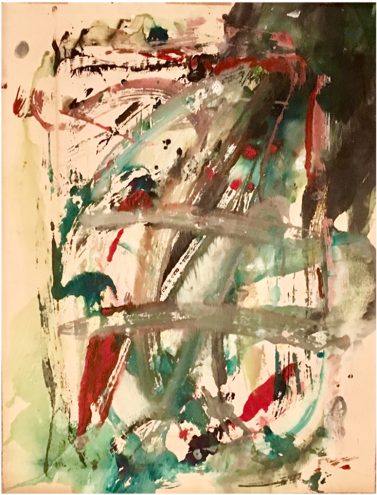 American School Abstract Expressionist Signed And Dated - Modern Art (720x720), Png Download