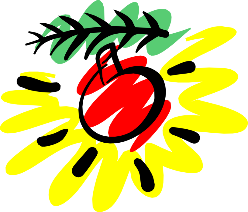 Vector Illustration Of Festive Season Christmas Ornament - Little Red Christmas Ball: A Story Would Be Again [book] (816x700), Png Download