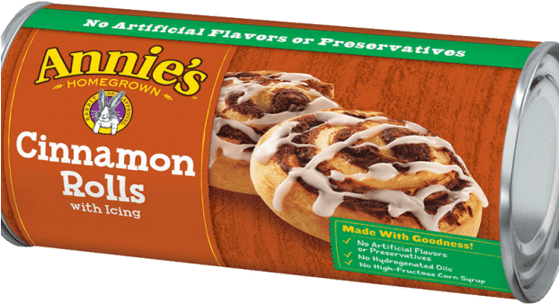Cinnamon Rolls - Annie's - Organic Chicken Noodle Soup - 17 Oz. (621x351), Png Download