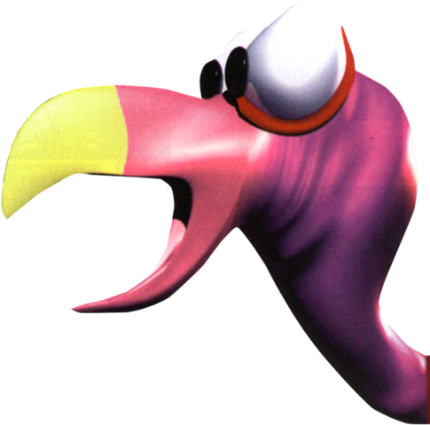 Master Necky Snr - Donkey Kong Country Master Necky (485x479), Png Download