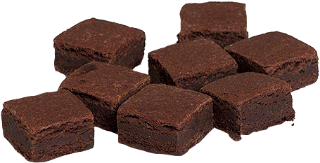 Brownie - Chocolate Brownie (500x308), Png Download