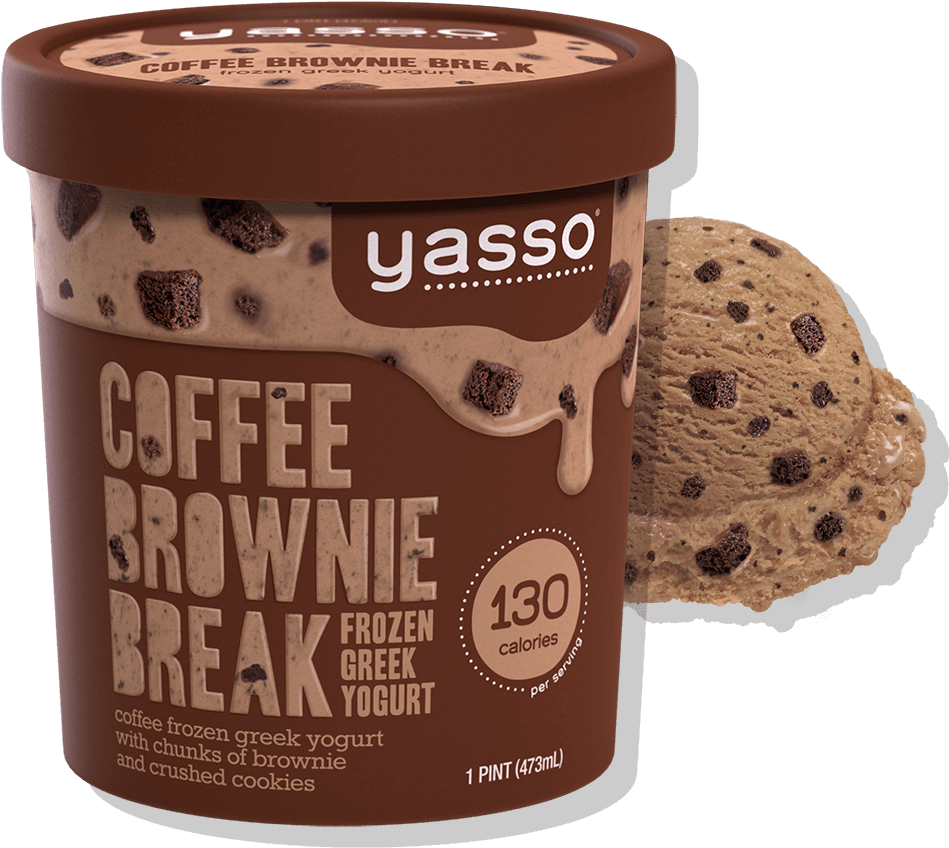 Coffee Brownie Break - Ice Cream (948x917), Png Download
