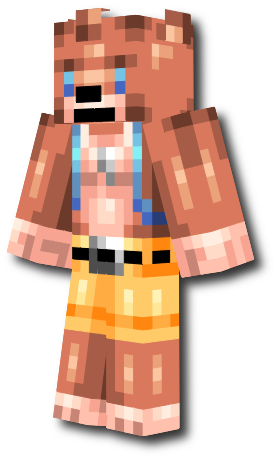 For Skywalkers 300 Sub Pallete Challenge - Minecraft 1.8 Banjo Skin (277x459), Png Download