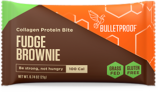 Bulletproof Fudge Brownie Collagen Protein Bite (375x500), Png Download