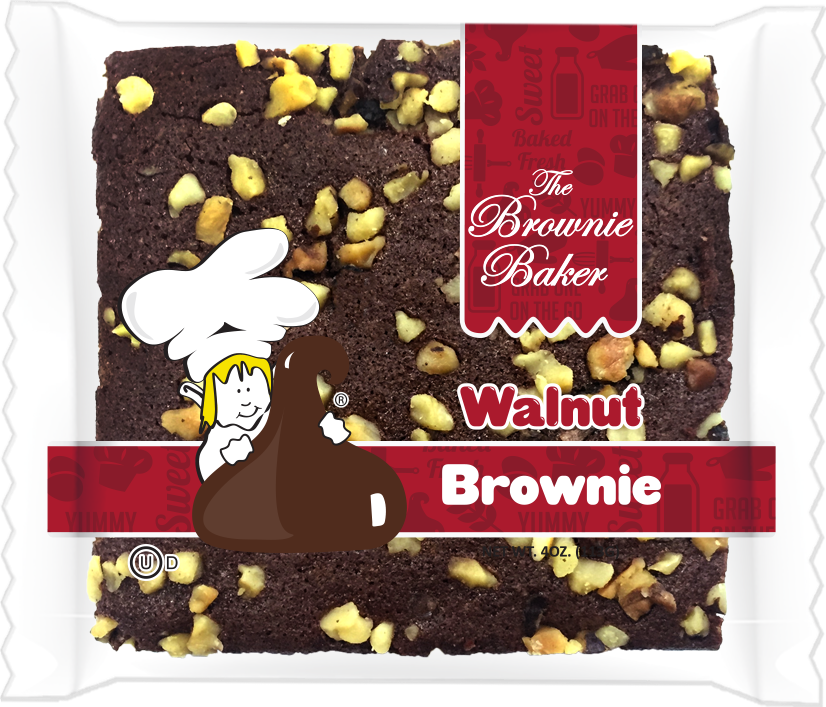 Click For Nutrition - Brownie Baker Cookie, Chocolate Chip - 12 Pack, 4 Oz (826x707), Png Download
