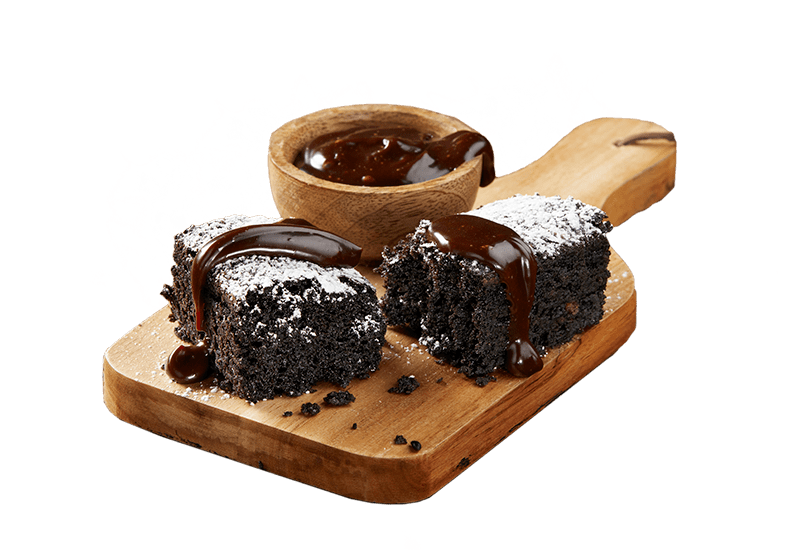 Menu Chocolate Brownie - Chocolate Brownie (800x550), Png Download