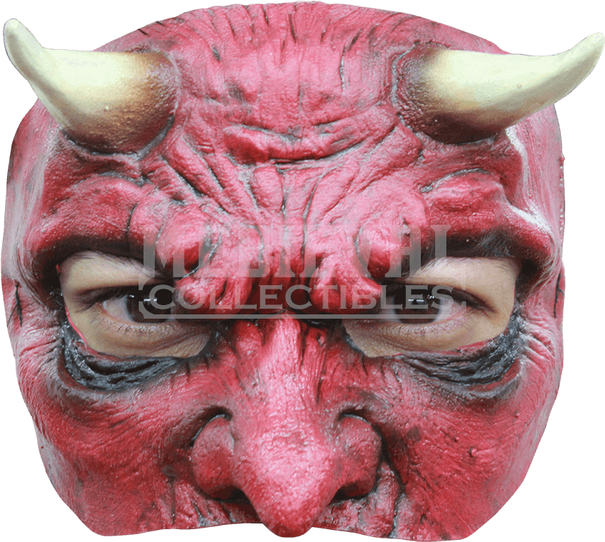 Devil Half-mask - Devil Half Mask (850x850), Png Download