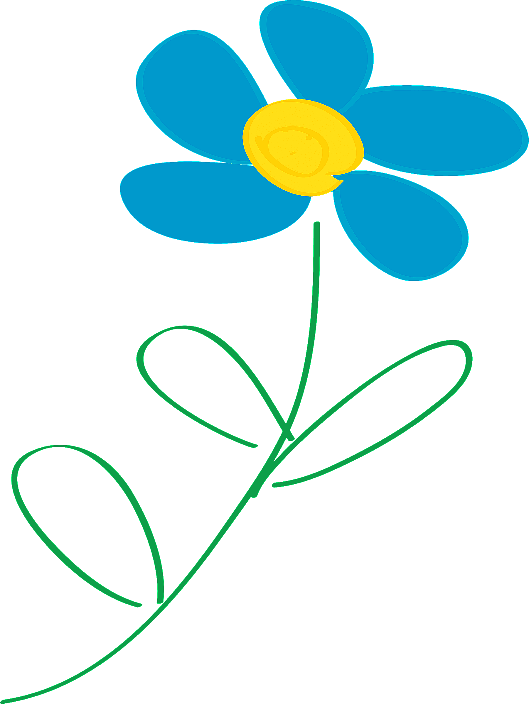Daisy Clipart Whimsical - Clip Art Flowers Free (1802x2400), Png Download