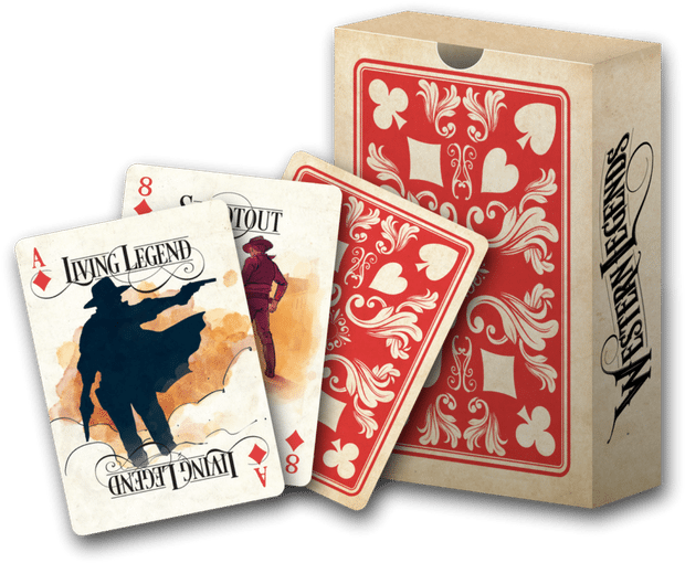 Western Legends Poker Cards - Poker (800x800), Png Download