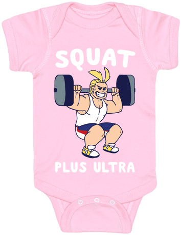 Squat Plus Ultra - Onesie (484x484), Png Download