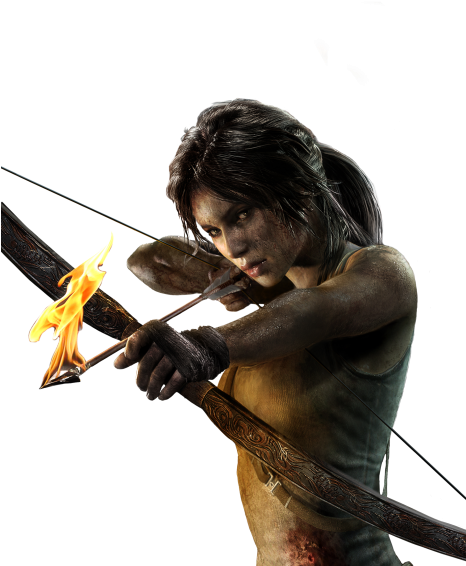 Download Png - Tomb Raider Lara Croft 2013 Camilla Luddington 24x18 (465x600), Png Download