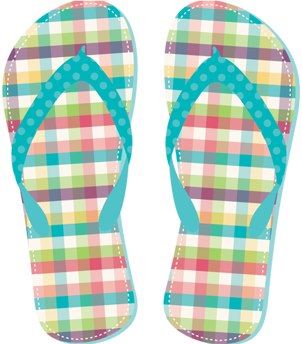 Flip Flops- Full Year - Flip-flops (500x500), Png Download