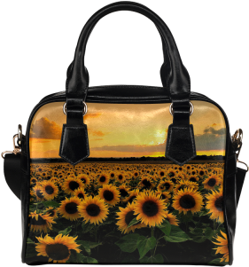 Interestprint Sunflower Flower Women's And Girl's Pu - Morse Code Necklace: Faith (400x400), Png Download