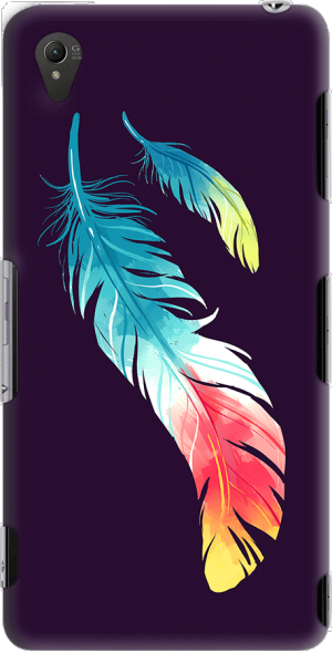 Feather In Colors Case - Feather Samsung Galaxy S8 Slim Case By Freeminds (300x590), Png Download
