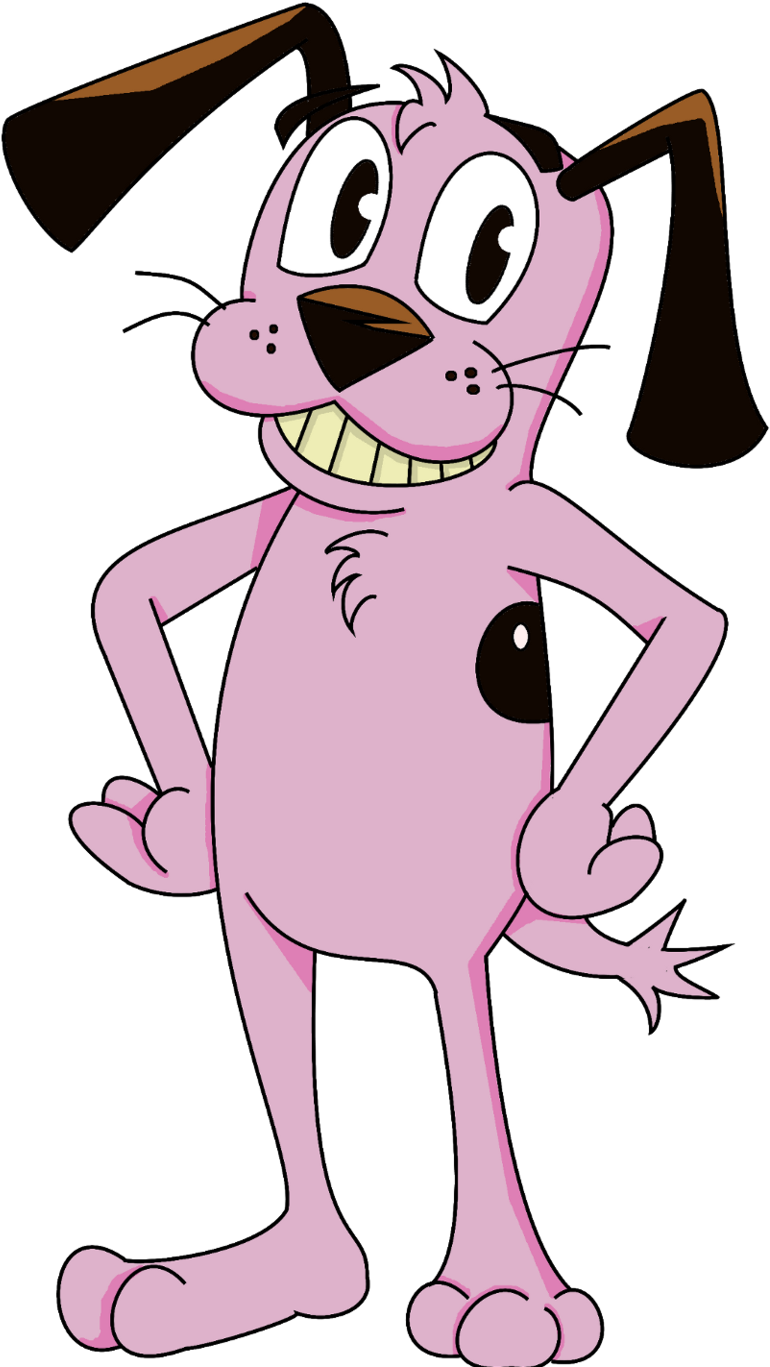 Courage The Cowardly Dog (900x1372), Png Download