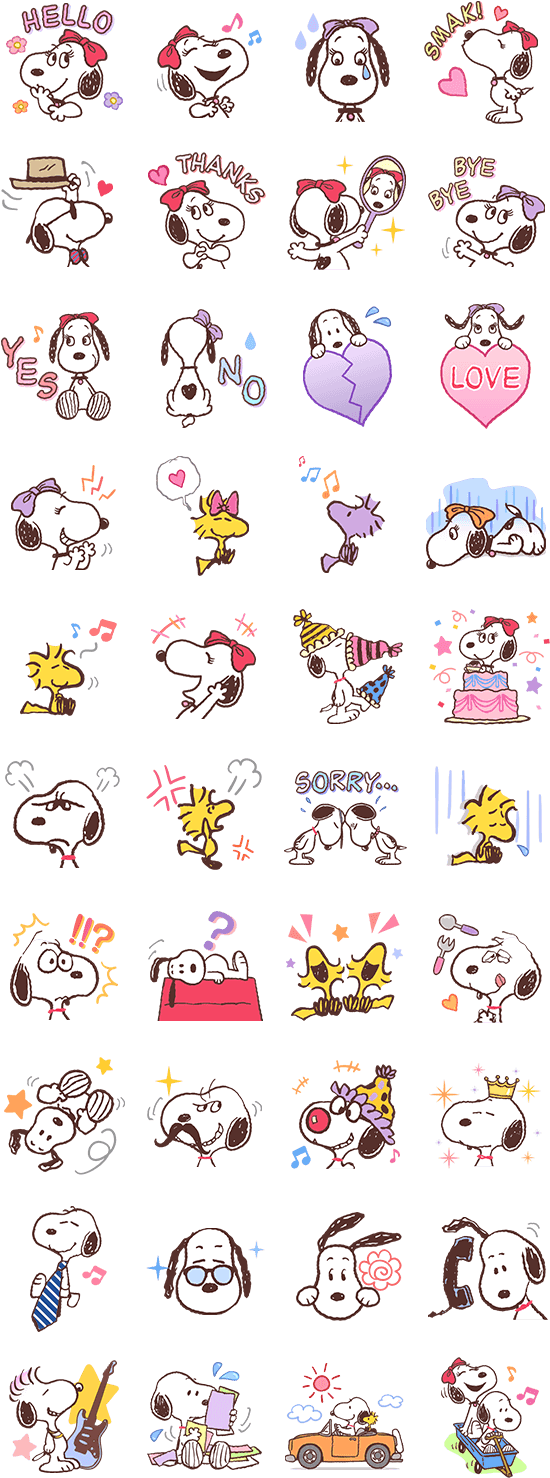 Courage The Cowardly Dog Pictures Courage The Cowardly - Snoopy Japan Line Stickers (562x1500), Png Download