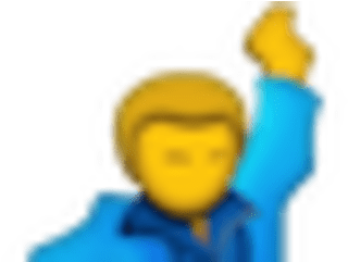 Babelstone - Blogspot - Ch - Emoticon Hombre Bailando (560x240), Png Download