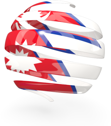 Illustration Of Flag Of Nepal - Nepali 3d Flag Png (640x480), Png Download