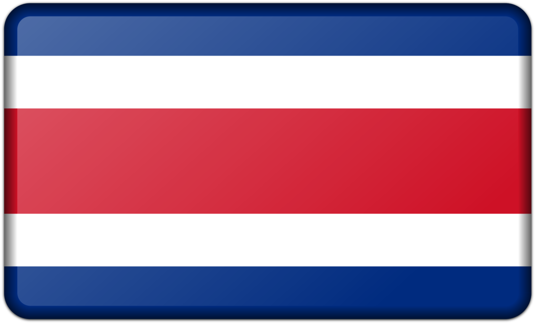 Flag Of Costa Rica Flag Of Thailand National Flag - Flag Of Costa Rica (1250x750), Png Download