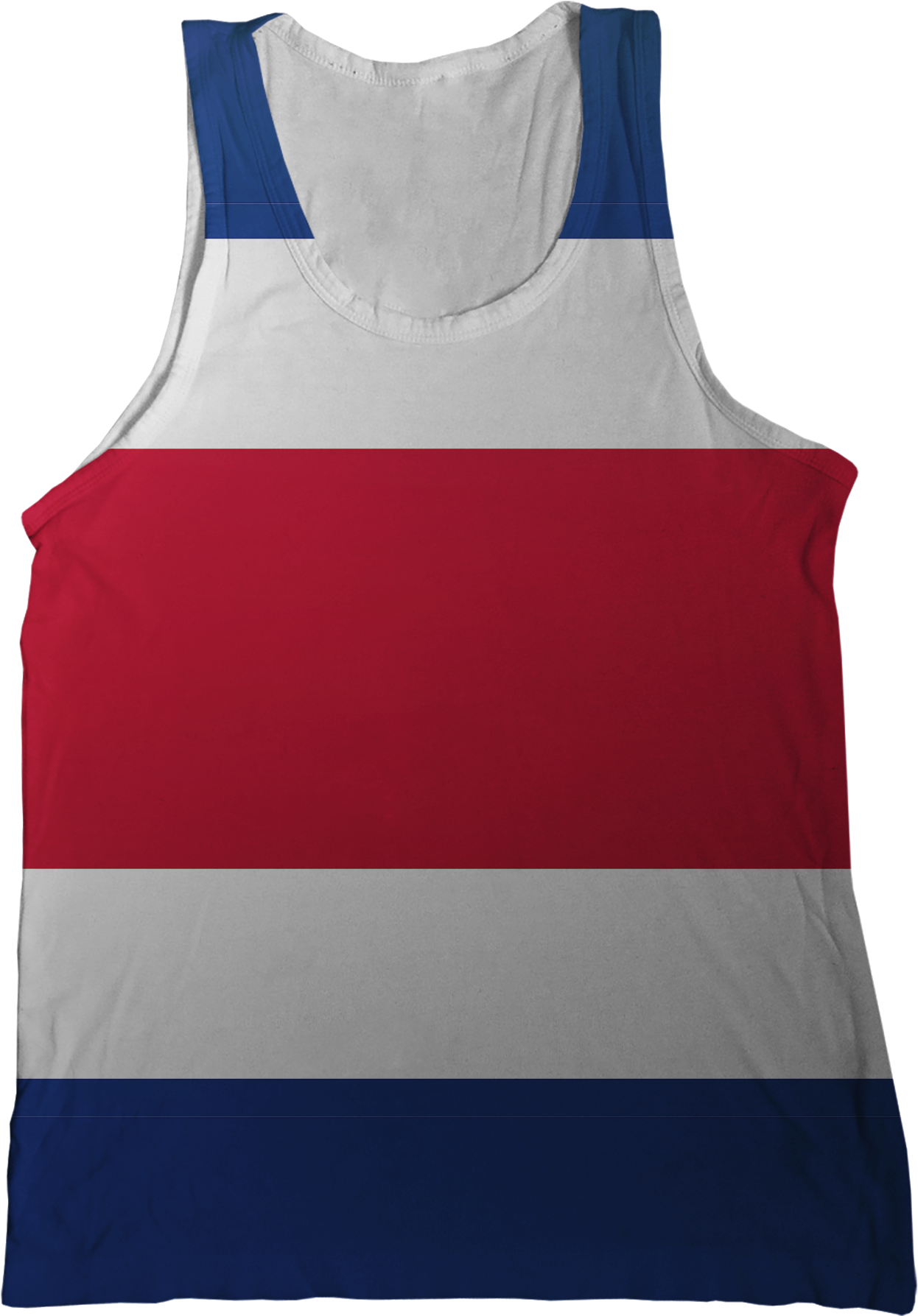 Costa Rica Flag Tank Top - Flag Of Suriname (1296x1786), Png Download