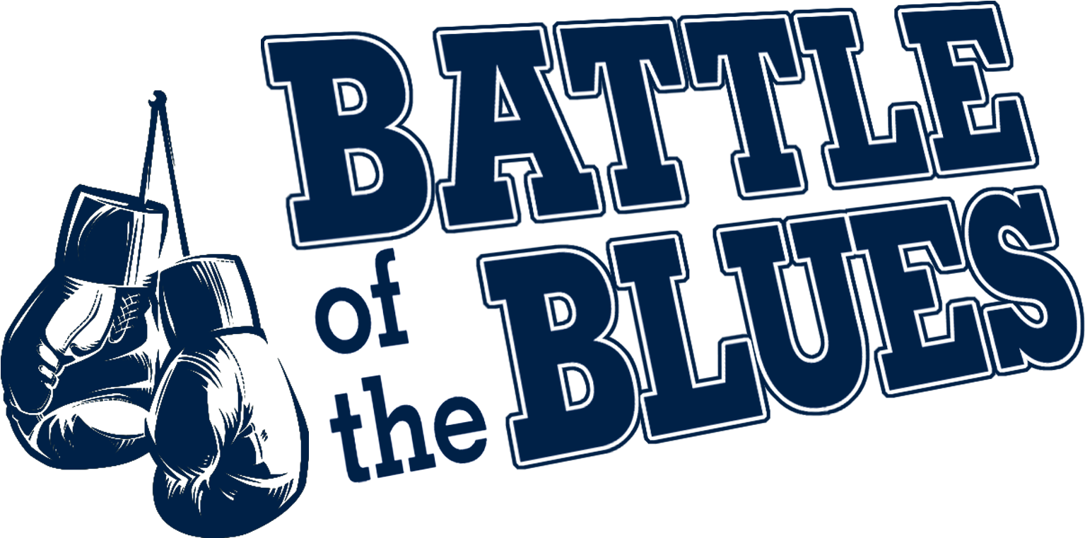 Battle Of The Blues - Boxing Glove (1633x897), Png Download